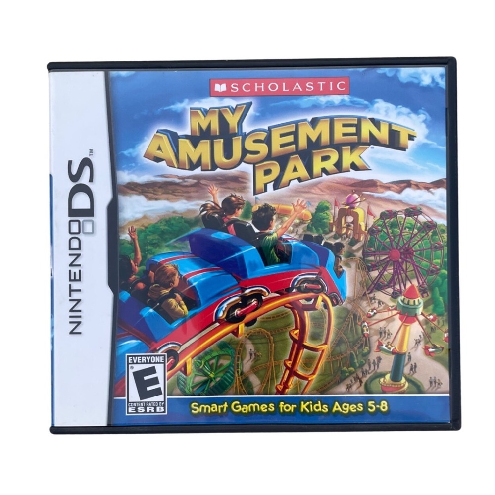 Scholastic My Amusement Park Nintendo DS Game CIB NTR-BAJE-USA Simulation Logic